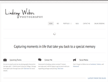 Tablet Screenshot of lindsayweber.com